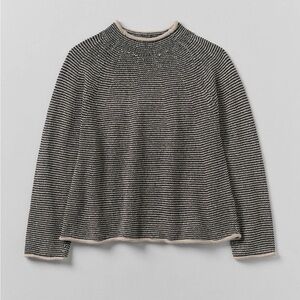 TOAST cotton and linen rollneck sweater